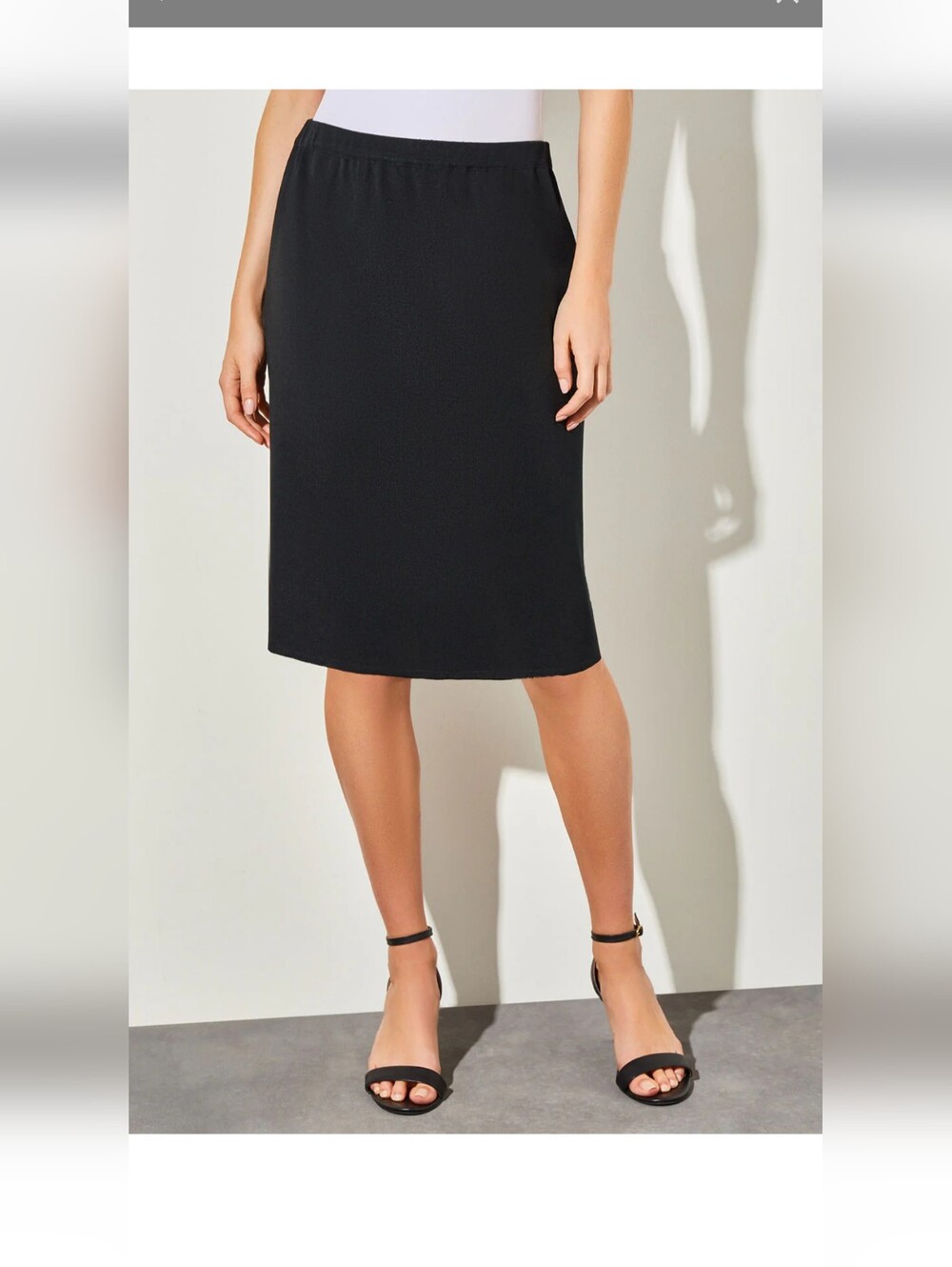 Banana Republic Straight Black Skirt with Pockets Size 12